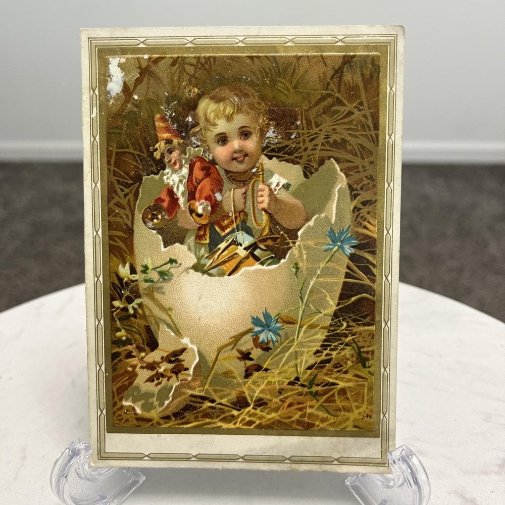 Antique‎ Victorian Coffee Advertising Card Standard Coffee Ephemera